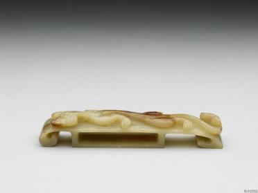 图片[2]-Jade scabbard slide with chi tiger pattern, Song to Yuan dynasties, 960-1368 C.E.-China Archive